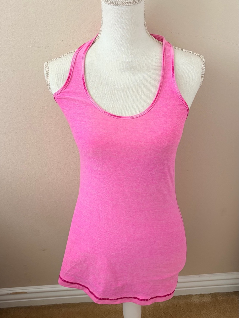 lululemon athletica Bright Pink Racerback Tank